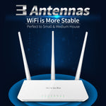 Tenda F3無線2.4GHz 300Mbps WiFi路由器，配備3*5dBi外置天線，F3