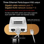 VONETS VAR1200-H 1200Mbps 無線橋接器 外置天線 雙頻 WiFi 中繼器，含 4 根天線 + 直流電源適配器套裝，VAR1200-H 含 4 根天線 + 直流電源適配器套裝