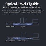 原裝小米WiFi路由器4A智能APP控制AC1200 1167Mbps 128MB 2.4GHz & 5GHz雙核CPU千兆以太網口無線路由器中繼器，配備4根天線，支持網頁及Android和iOS，美規插頭，4A（雙核CPU）