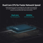原裝小米WiFi路由器4A智能APP控制AC1200 1167Mbps 128MB 2.4GHz & 5GHz雙核CPU千兆以太網口無線路由器中繼器，配備4根天線，支持網頁及Android和iOS，美規插頭，4A（雙核CPU）