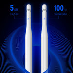 COMFAST CF-EW74 1200Mbps戶外防水雙頻信號放大無線路由器中繼WIFI基站，配備2根天線，CF-EW74