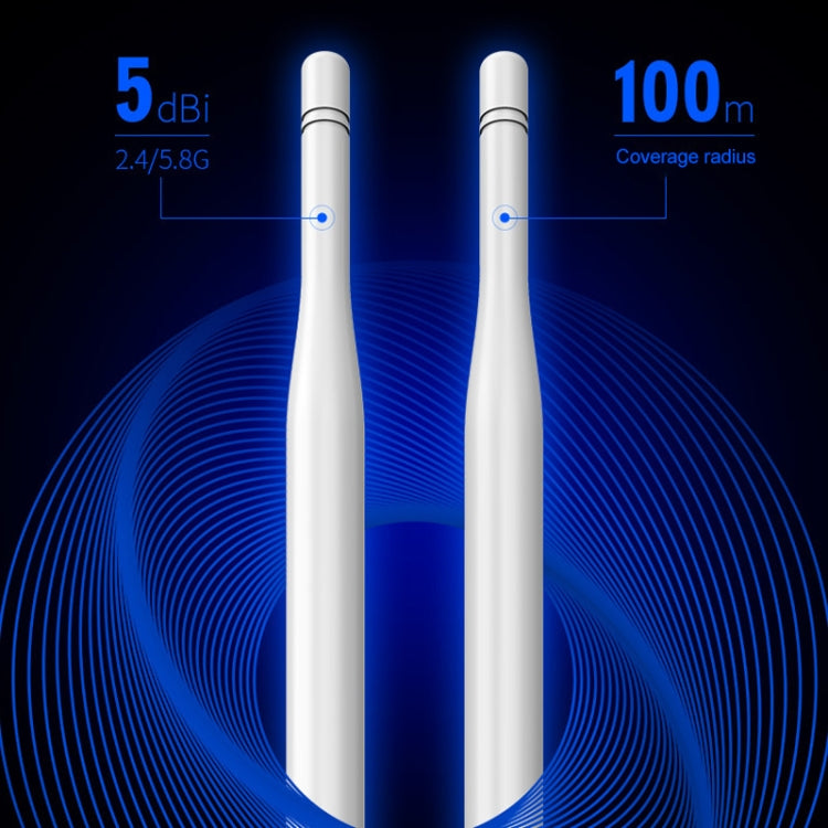 COMFAST CF-EW74 1200Mbps戶外防水雙頻信號放大無線路由器中繼WIFI基站，配備2根天線，CF-EW74