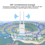 COMFAST CF-EW72 1200Mbps戶外防水信號放大無線路由器中繼WIFI基站，配備2根天線，CF-EW72北美版