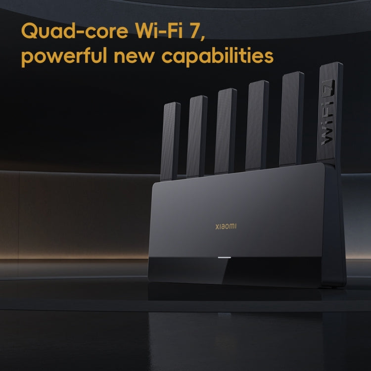 小米路由器 BE6500 WiFi 7 2.4GHz 5.0GHz 雙頻 四核 2.5G 埠，美規插頭，BE6500
