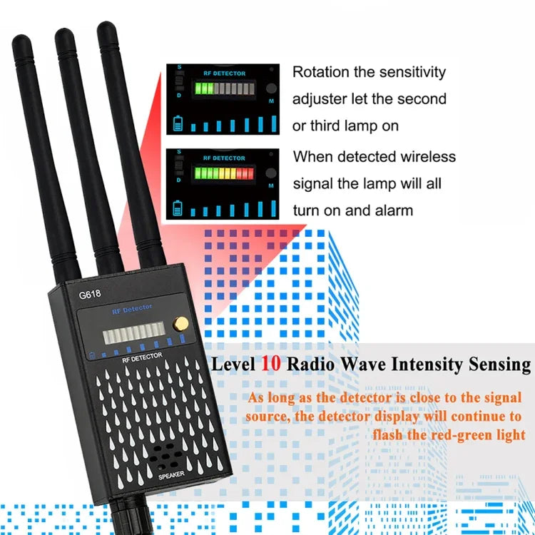 G618 GPS 無線訊號偵測器 WiFi 攝影機偵測器