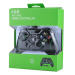有線 USB 遊戲控制器手把，適用於 XBOX ONE 主機 / 電腦 / 筆電，線長約 2.1 米，HSY-008（黑色）