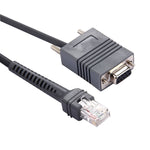 2米 RS232 轉 RJ45 掃描器串列數據線，適用於 Symbol LS2208，RS232 轉 RJ45