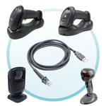 2米 USB A 公頭轉 RJ45 掃描器串列數據線，適用於 Symbol LS2208 / 2208AP / LS4278，USB A 公頭轉 RJ45