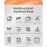 Long Range RFID UHF Portable Handheld Bluetooth Reader, Style: Standard, Standard, EU Plug, Standard, US Plug, Standard, UK Plug