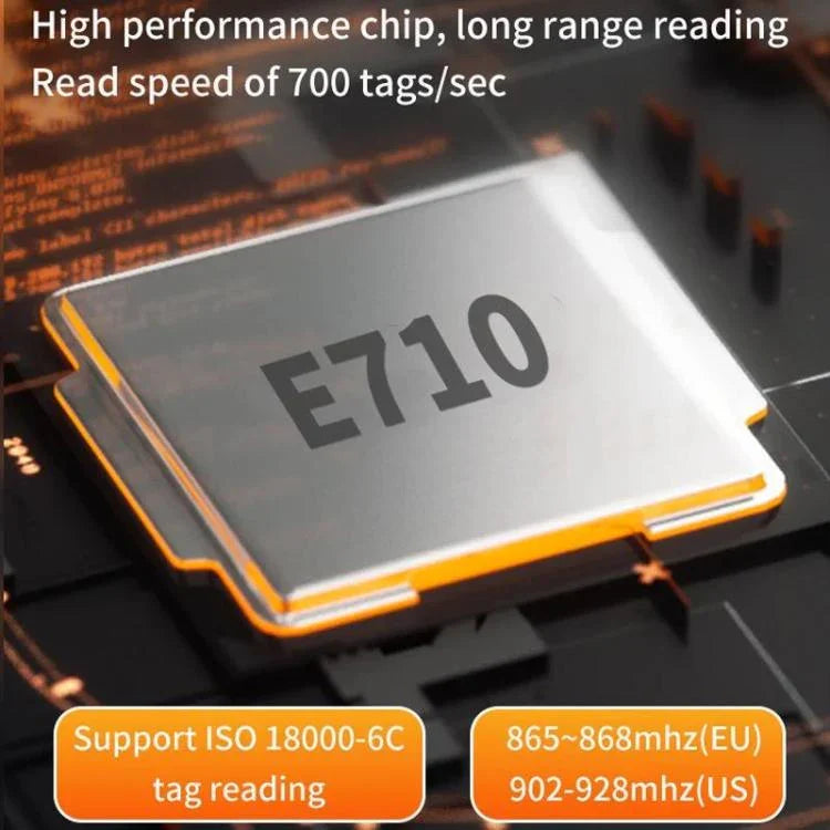 قارئ بلوتوث محمول يدوي بتقنية RFID UHF لمسافة طويلة، الطراز: قياسي + رأس 2D، قياسي + رأس 2D، قابس الاتحاد الأوروبي، قياسي + رأس 2D، قابس الولايات المتحدة، قياسي + رأس 2D، قابس المملكة المتحدة