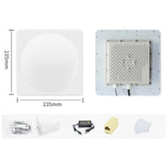 UHF RFID 長距離 9dBi 一體式讀取器搭載 E710 晶片，款式：內建加熱恆溫模組，內建加熱恆溫模組