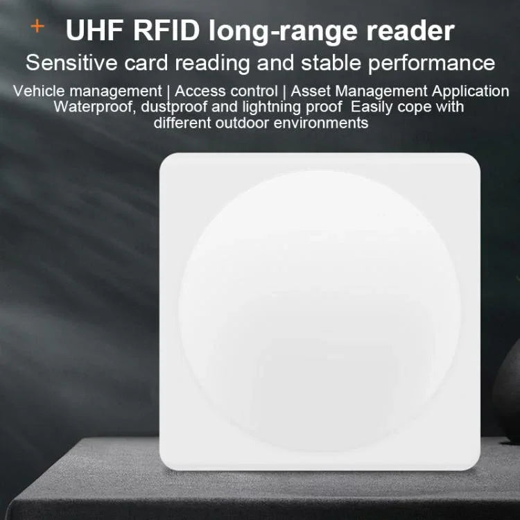 UHF RFID 長距離 9dBi 一體式讀取器搭載 E710 晶片，款式：新增 4G 網路，新增 4G 網路