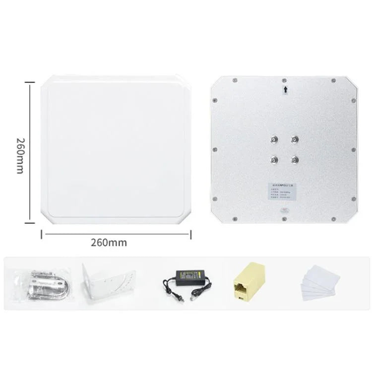 UHF RFID 長距離一體式讀取器，內建 9dBi 天線，款式：標準，標準