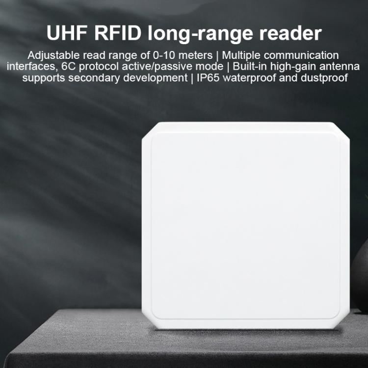 UHF RFID 長距離一體式讀取器，內建 9dBi 天線，款式：新增 WiFi 通訊，新增 WiFi 通訊