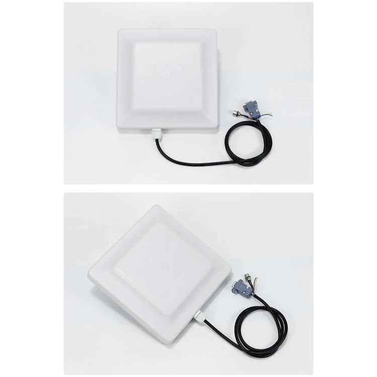 UHF 電子標籤識別 RFID 讀寫器 7dbi 天線一體化讀取器，款式：RS232 埠，RS232 埠