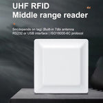 UHF 電子標籤識別 RFID 讀寫器 7dbi 天線一體化讀取器，款式：USB 虛擬埠，USB 虛擬埠