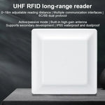 UHF RFID 讀取器長距離一體式讀寫器搭載 E710 晶片，款式：新增以太網供電，新增以太網供電