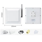 UHF RFID 讀取器長距離一體式讀寫器搭載 E710 晶片，款式：新增 4G 通訊，新增 4G 通訊