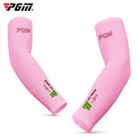 PGM 高爾夫冰絲防曬袖套男女通用（顏色：粉紅 尺寸：XXL），M，L，XL，XXL