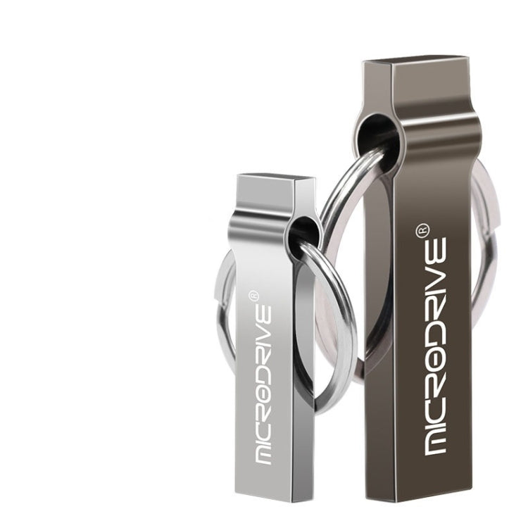 MicroDrive 4GB USB 2.0 金屬鑰匙圈隨身碟，4GB