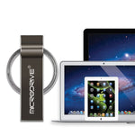 MicroDrive 4GB USB 2.0 金屬鑰匙圈隨身碟，4GB
