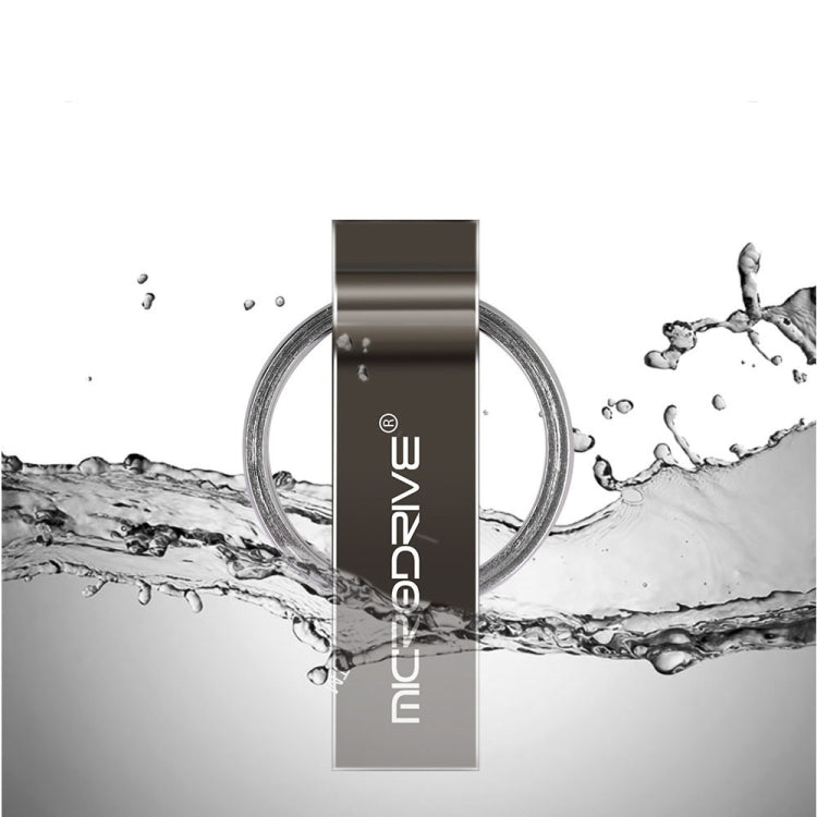 MicroDrive 4GB USB 2.0 金屬鑰匙圈隨身碟，4GB