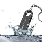 MicroDrive 16GB USB 2.0 金屬防水高速隨身碟（灰色），16GB