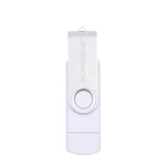 MicroDrive 32GB USB 2.0 行動電腦雙用旋轉 OTG 金屬隨身碟，32GB