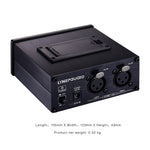 LINEPAUDIO B982功率放大器樂器鼓手耳機監聽信號放大器，雙XLR輸入，B982