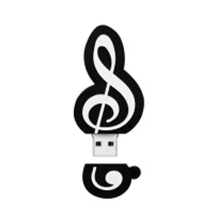 MicroDrive 16GB USB 2.0 音樂符號隨身碟，16GB