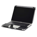瘋馬紋橫翻皮革 PU 保護殼 適用於 MacBook Pro 13.3 吋 A1989 (2018)，MacBook Pro 13.3 吋 A1989 (2018)