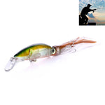 HENGJIA JIZ002 10cm/16.6g 大章魚魷魚形狀硬餌長投釣魚假餌 釣魚配件 適用海釣和淡水釣魚，JIZ002 A至JIZ002 H