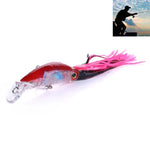 HENGJIA JIZ002 10cm/16.6g 大章魚魷魚形狀硬餌長投釣魚假餌 釣魚配件 適用海釣和淡水釣魚，JIZ002 A至JIZ002 H