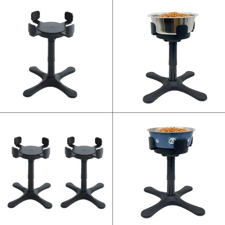 Adjustable Food Bowl Heightening Stand For Medium And Large Pet Dogs - Trustpick
