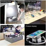 Aluminum Shell Square - column Anti - theft Alarm Stand Security System Burglar Alarm / Anti - theft Alarm Display Holder for iPhone & iPod with 8 - Pin Port - Trustpick