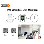 Anpwoo YT002 Ingenic T10 720P HD WiFi IP Camera with 11 PCS Infrared LEDs, Support Motion Detection & Night Vision & TF Card(Max 64GB) - Trustpick