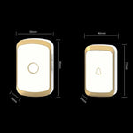 CACAZI A20 Smart Home Wireless Doorbell Digital Music Remote Control Waterproof Doorbell - Trustpick