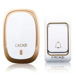 CACAZI K01 Pager Wireless Smart Music Waterproof Doorbell, Random Color Delivery, US / EU / UK Plug - Trustpick