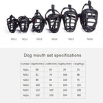 Dog Muzzle Prevent Biting Chewing and Barking Allows Drinking and Panting, Size: 11.2*10.7*14.3cm - Trustpick