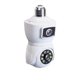 DP41 Bulb - type Dual - lens Motion Tracking Smart Camera Supports Voice Intercom - Trustpick