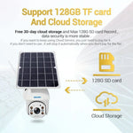 ESCAM QF280 HD 1080P IP66 Waterproof WiFi Solar Panel PT IP Camera with Battery, Support Night Vision / Motion Detection / TF Card / Two Way Audio - Trustpick