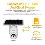 ESCAM QF450 HD 1080P 4G AU Version Solar Powered IP Camera without Memory, Support Two - way Audio & PIR Motion Detection & Night Vision & TF Card - Trustpick