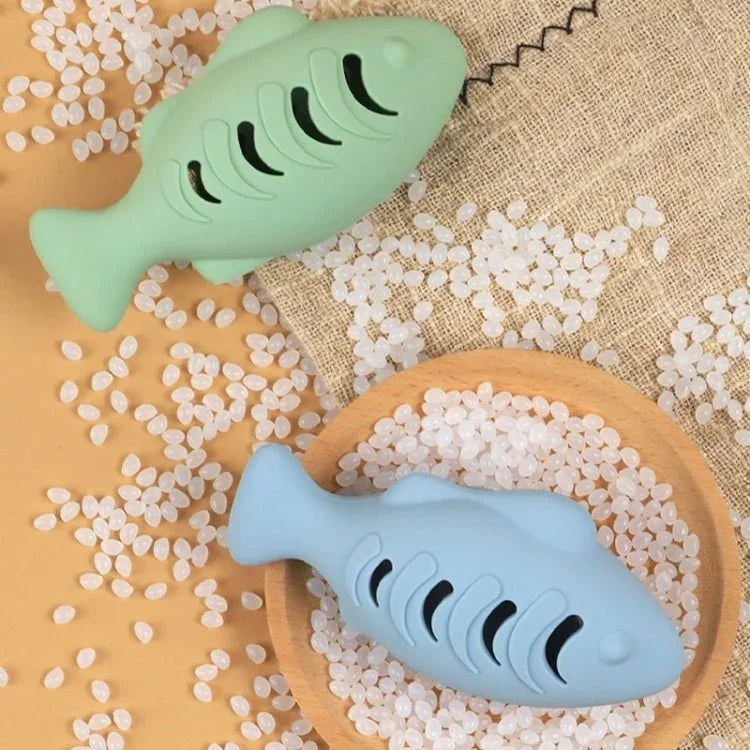 Fish Shape Silicone Cat Toy - Trustpick
