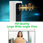 M200B WiFi Intelligent Square Button Video Doorbell, Support Infrared Motion Detection & Adaptive Rate & Two - way Intercom & Remote / PIR Wakeup - Trustpick