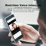 M200B WiFi Intelligent Square Button Video Doorbell, Support Infrared Motion Detection & Adaptive Rate & Two - way Intercom & Remote / PIR Wakeup - Trustpick