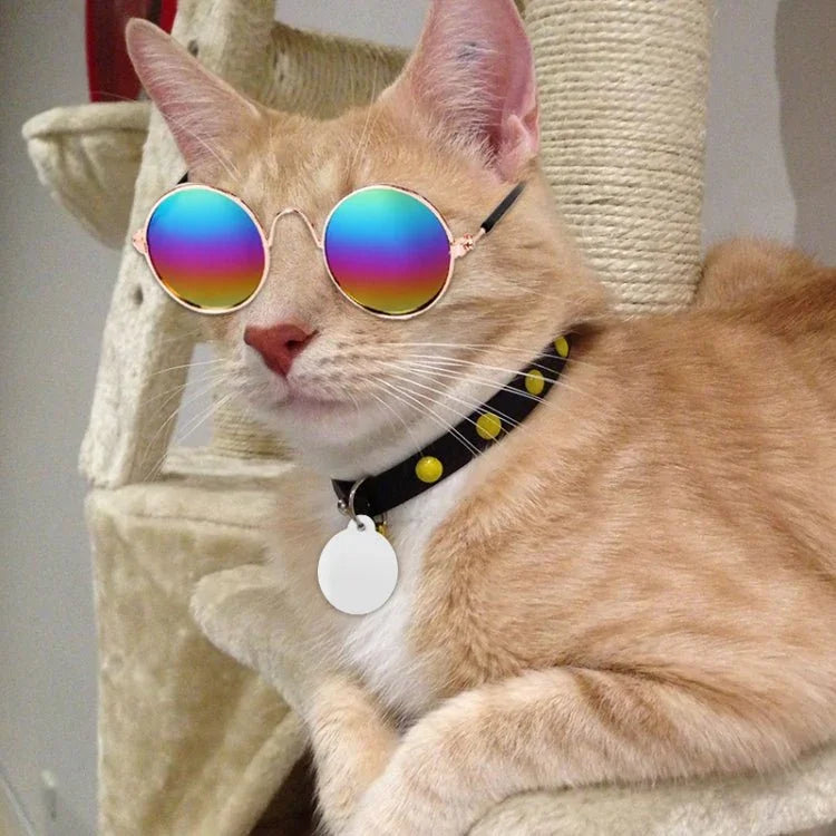 Multicolored Eye - wear Pet Cat Dog Fashion Sunglasses UV Sun Glasses Eye Protection - Trustpick