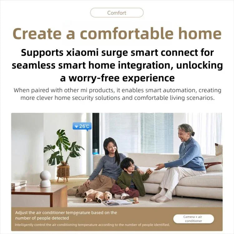 Original Xiaomi Smart Camera 4 4K Dual - band Wi - Fi 6 8MP HDR AI Tracking Night Vision Two - Way Audio Home Security Baby Monitor Pet Camera - Trustpick