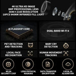 Original Xiaomi Smart Camera C700 4K 360 Viewing Angle Full - Color Night Vision AI Camera - Trustpick