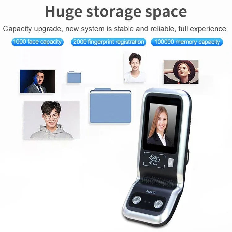 Realand TF01 2.8 inch TFT Touch Screen Face Fingerprint Time Attendance Machine - Trustpick