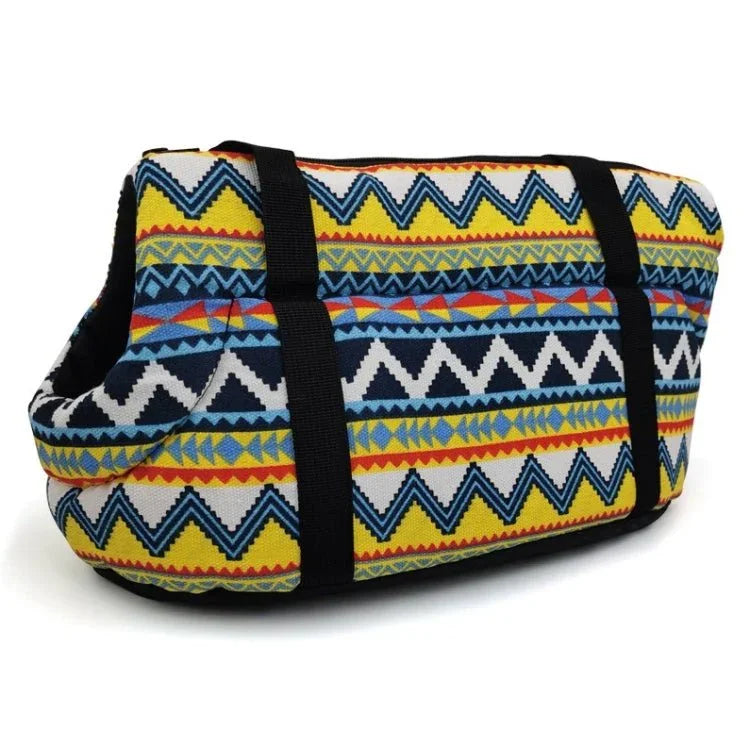 Retro Pet Carrying Bag Comfortable & Breathable Backpack For Cats And Dogs - Trustpick